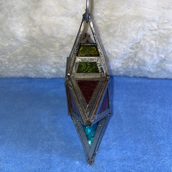 NWT Mediterranean Interior Glass Tea light Holder. - Picture 2 of 5